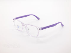 Clear Lavender Full-Rim Optical Frame