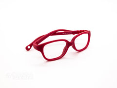Kids Sporty Red Wraparound Optical Frame