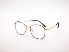 Premium Omega Geometric Metal Optical Frame