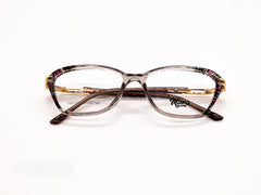 Mara TM1057 Elegant Striped Cat-Eye Optical Frame