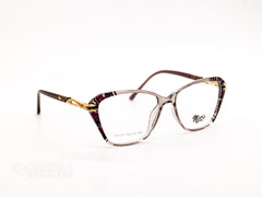 Mara TM1057 Elegant Striped Cat-Eye Optical Frame
