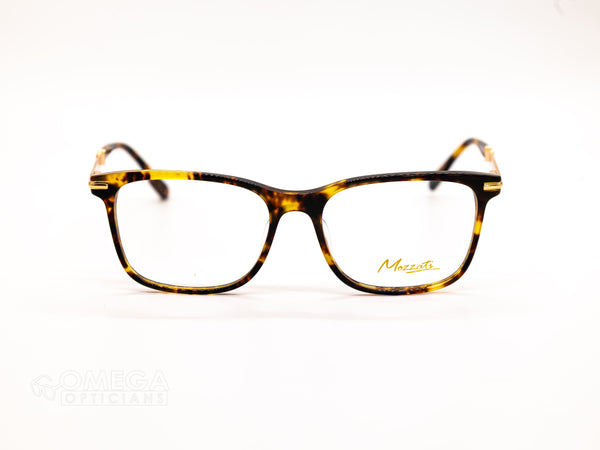 Mozzati Classic Tortoiseshell &amp; Gold Rectangular Optical Frame