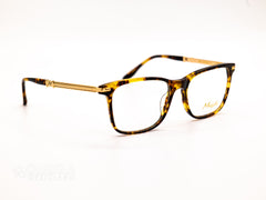 Mozzati Classic Tortoiseshell &amp; Gold Rectangular Optical Frame